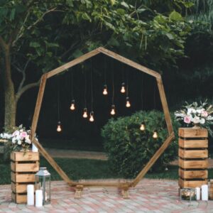 Heptagonal Wooden Arch
