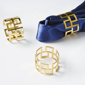 Gold Plated Napkin Ring