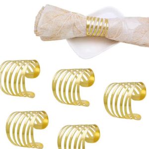 Gold Plated Napkin Ring
