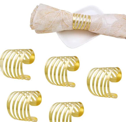 Gold Plated Napkin Ring