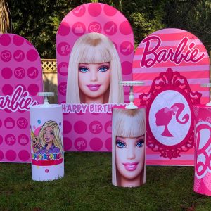 Barbie Arch Frame Backdrop / Photo Backdrop