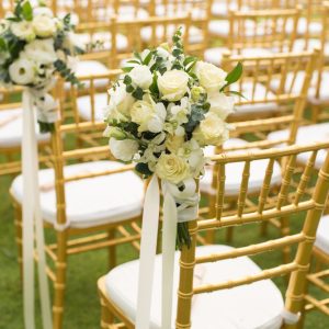 Gold Chiavari Chairs - Cushion included