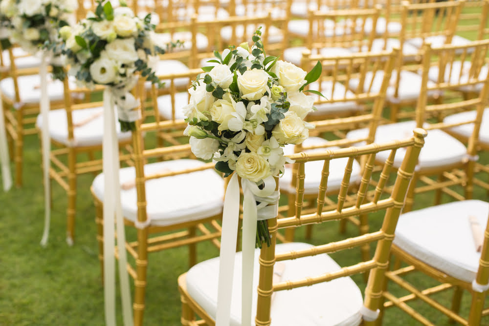 Gold Chiavari Chairs - Cushion included
