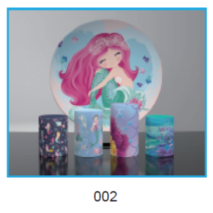 Mermaid Birthday Round Backdrop / Photo Backdrop