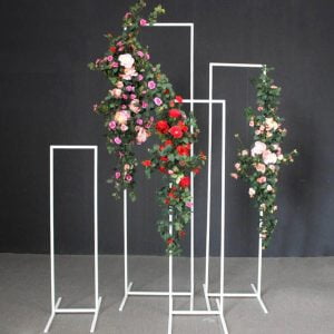 Rectangular Backdrop Stand / Frame (Set of 4) - White