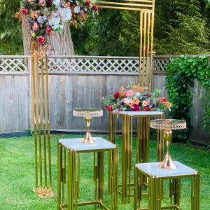 Rectangular Stainless Steel Arch – Gold (Large)