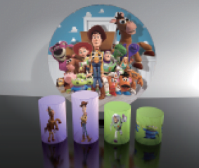 Toy Story Birthday Round Backdrop / Photo Backdrop
