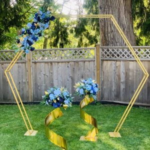 Wedding Arch Flower Arrangement Set - Blue