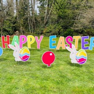 "Happy Easter" Lawn Sign / Yard Letter