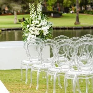 Resin Clear Queen / Princess Chairs