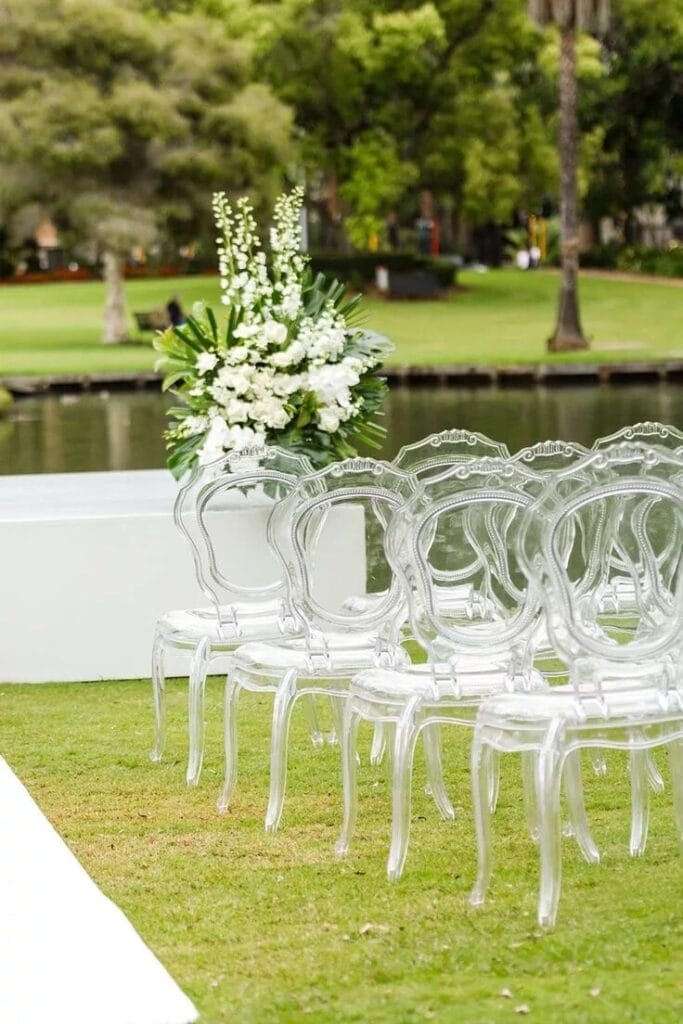 Ghost Chairs / Clear Queen Chairs