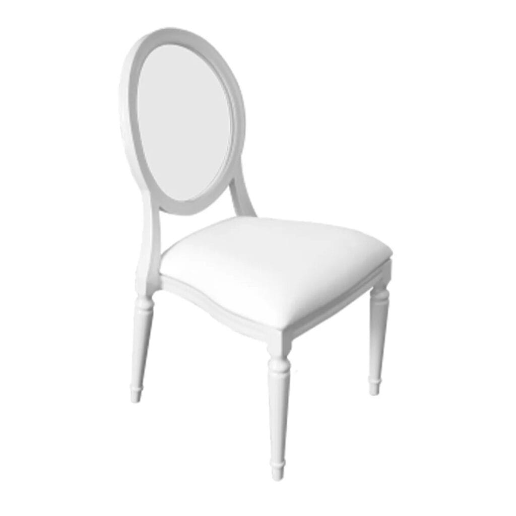 White Louis Chair