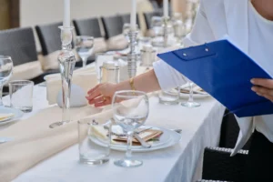 wedding planner or event decorator