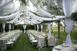 outdoor wedding decorations