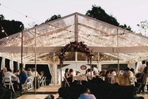 Tent vs. Open-Air Setup Event decor rental