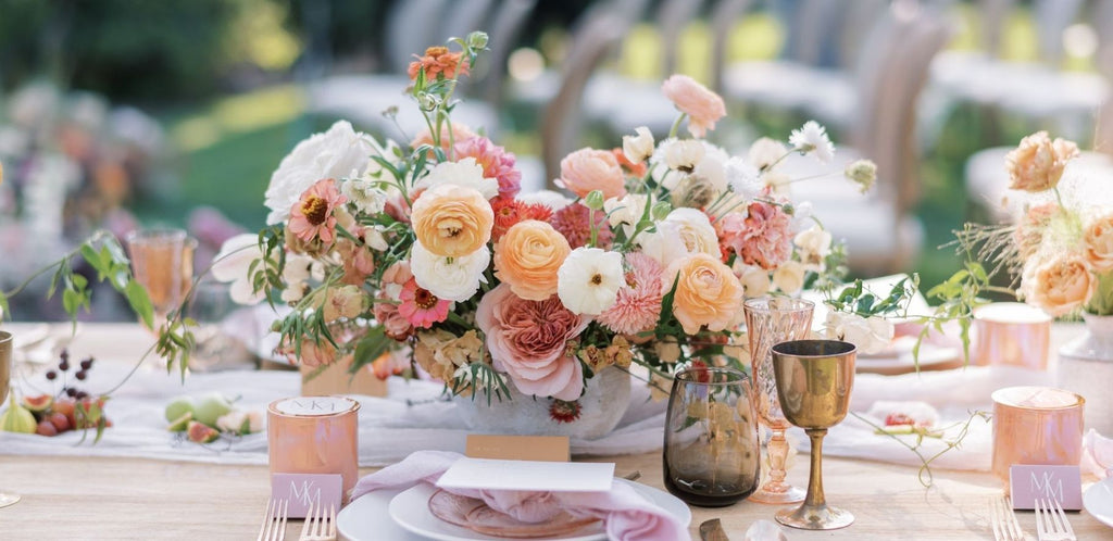 tall vs low centerpieces