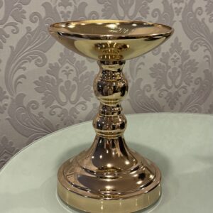 Gold Flower Centerpiece Stand – 21 cm