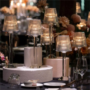 Wedding Modern Crystal Lamp / Candle Stand Holder