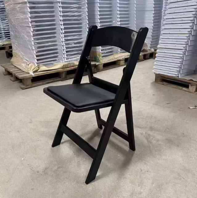 Black Foldable Garden Chair