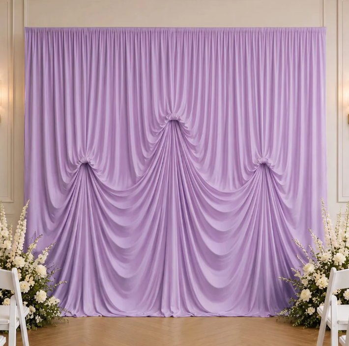 Spandex Drape Backdrop Curtain - Lavender Lilac